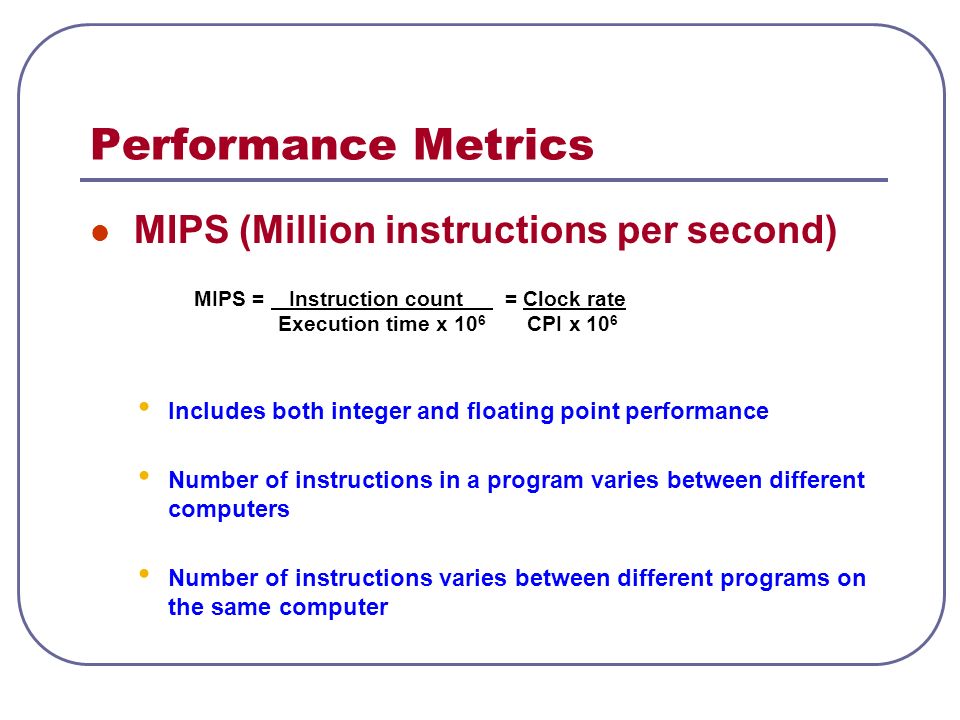Million Instructions Per Second