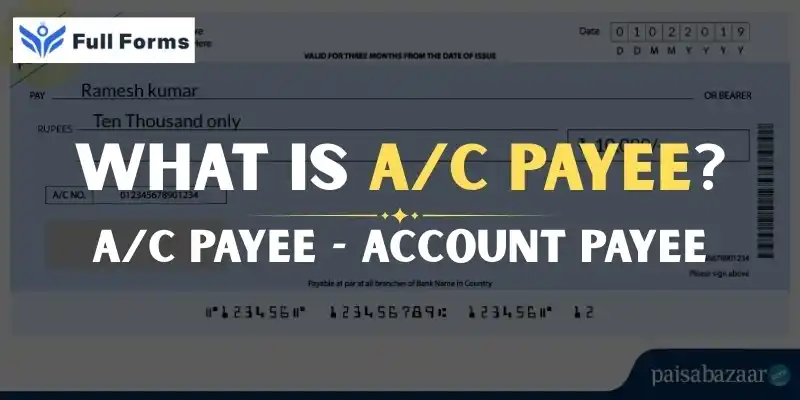Account Payee Only