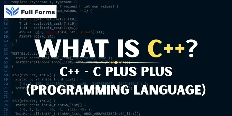 C Plus Plus (Programming Language)